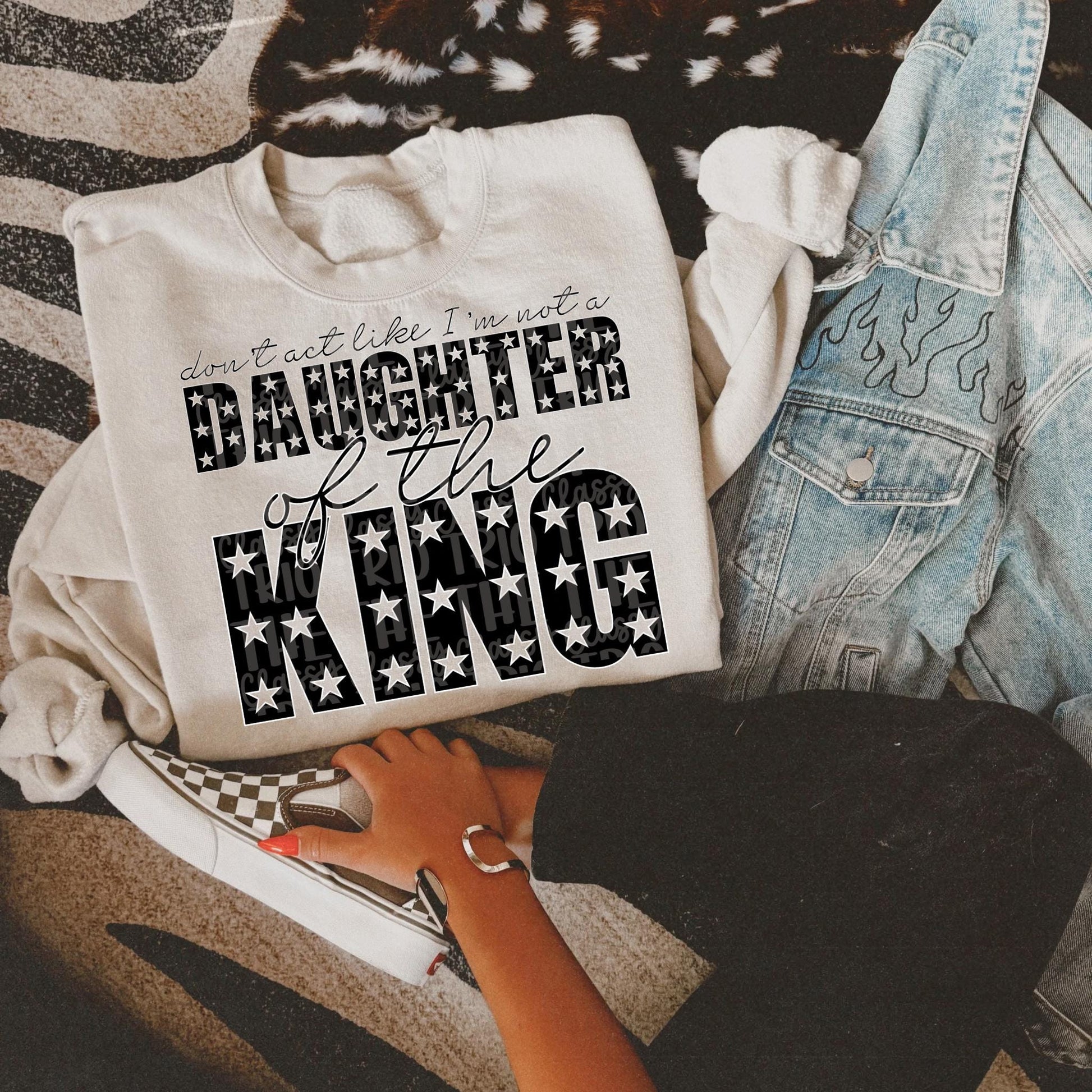 Daughter of the King PNG | Christian Digital Design | Jesus, Bible Verse, Trendy, Church Shirt, Front Back, Trending (Digital Download)