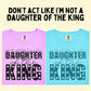Daughter of the King PNG | Christian Digital Design | Jesus, Bible Verse, Trendy, Church Shirt, Front Back, Trending (Digital Download)