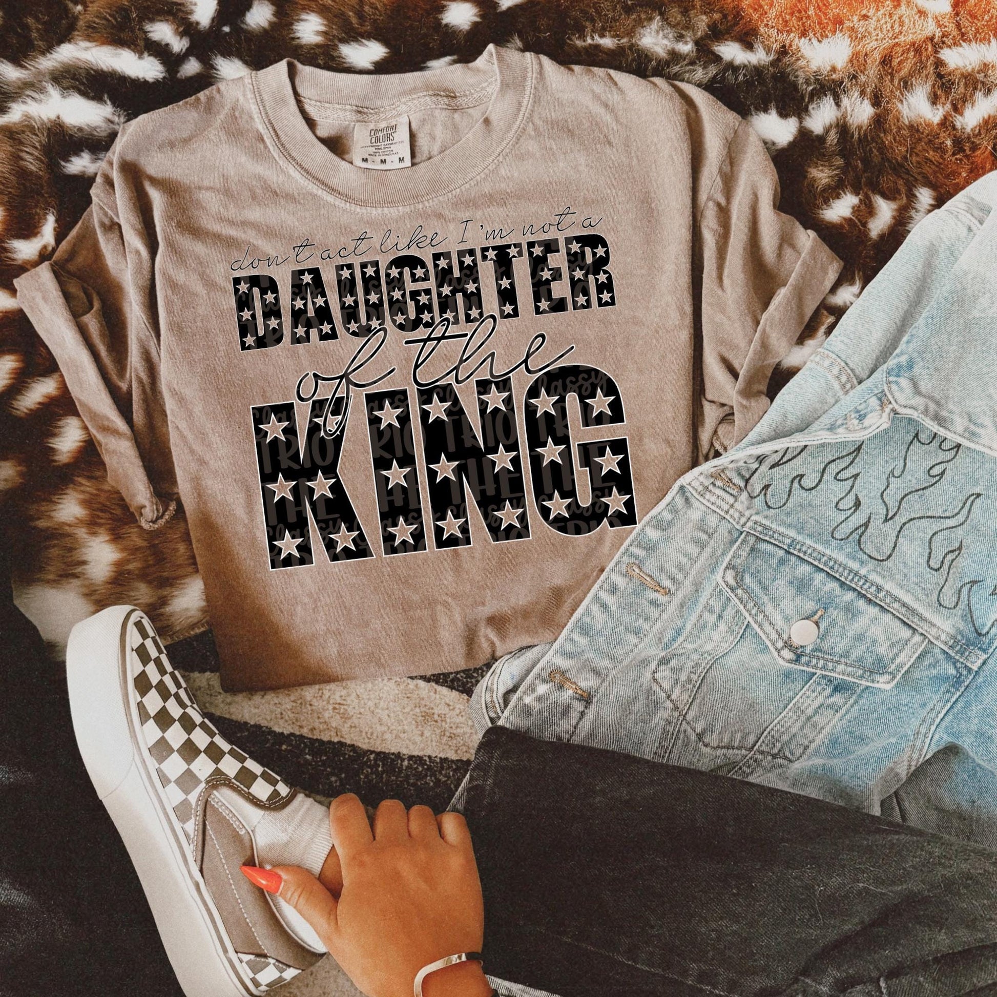 Daughter of the King PNG | Christian Digital Design | Jesus, Bible Verse, Trendy, Church Shirt, Front Back, Trending (Digital Download)