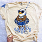 Eagles Mascot PNG | Team Spirit Sublimation Design, Blue Cheerleading, School Spirit Wear (Digital File)