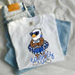 Eagles Mascot PNG | Team Spirit Sublimation Design, Blue Cheerleading, School Spirit Wear (Digital File)