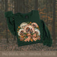 Thanksgiving Turkey PNG, Vintage Hunting Design, Southern Hunting Plate Collage, Sublimation, Fall Shirt Design, Country Digital